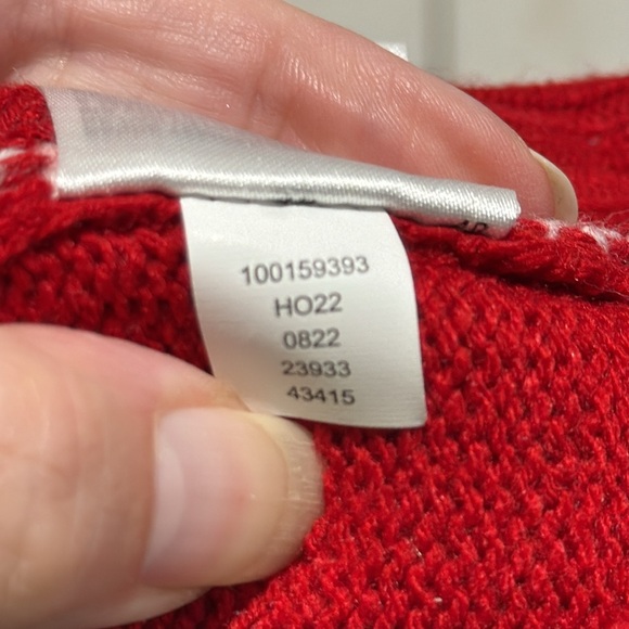 Karen Scott Christmas Sequined Santa Sweater - Picture 8 of 8